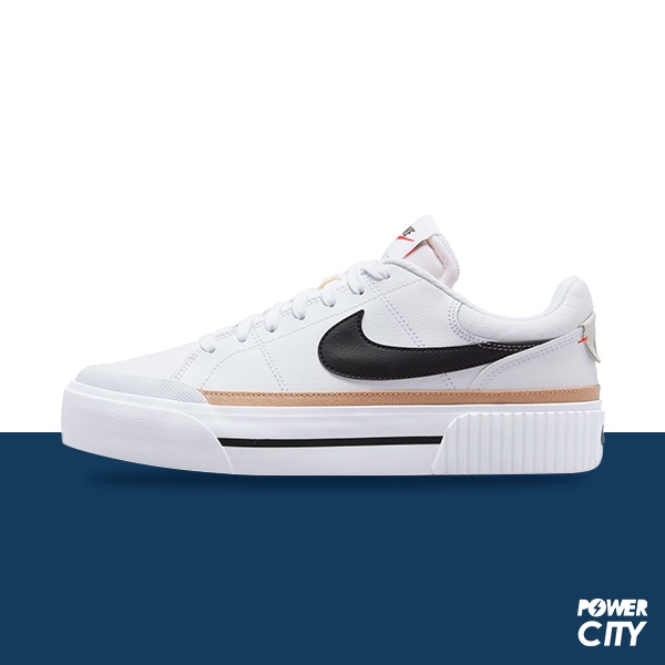 【NIKE】Nike Court Legacy Lift 休閒鞋 厚底 增高 白 女鞋 - DM7590100