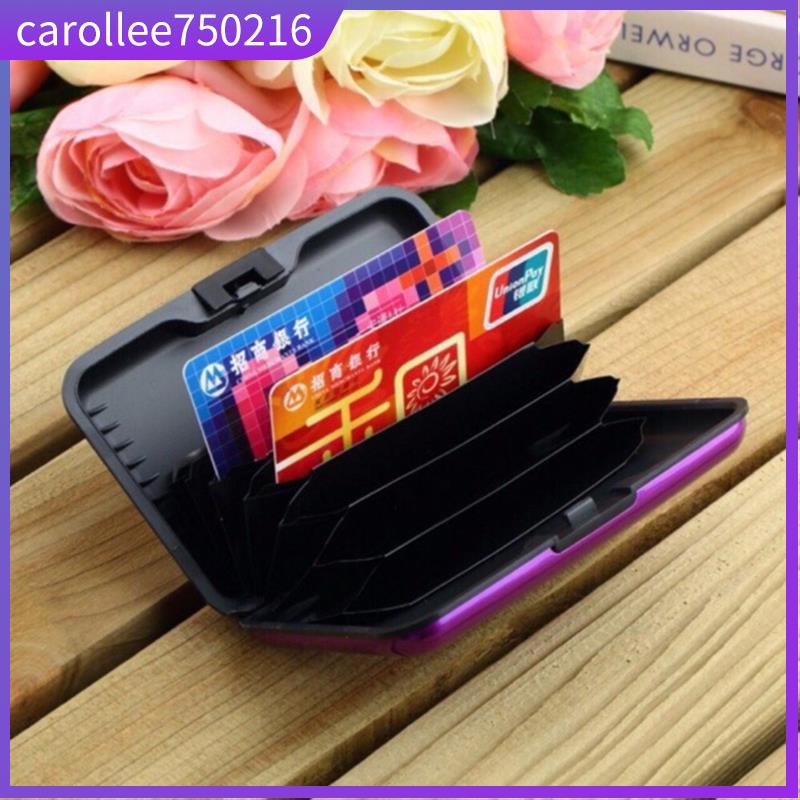 Hard case card holder