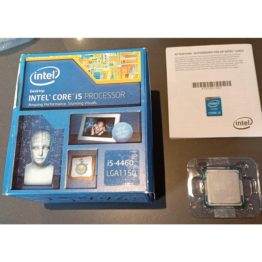 【日系雜舖】Intel Core i5 4460 CPU 處理器 四核心 1150腳位 3.20GHz 6M 完整盒裝