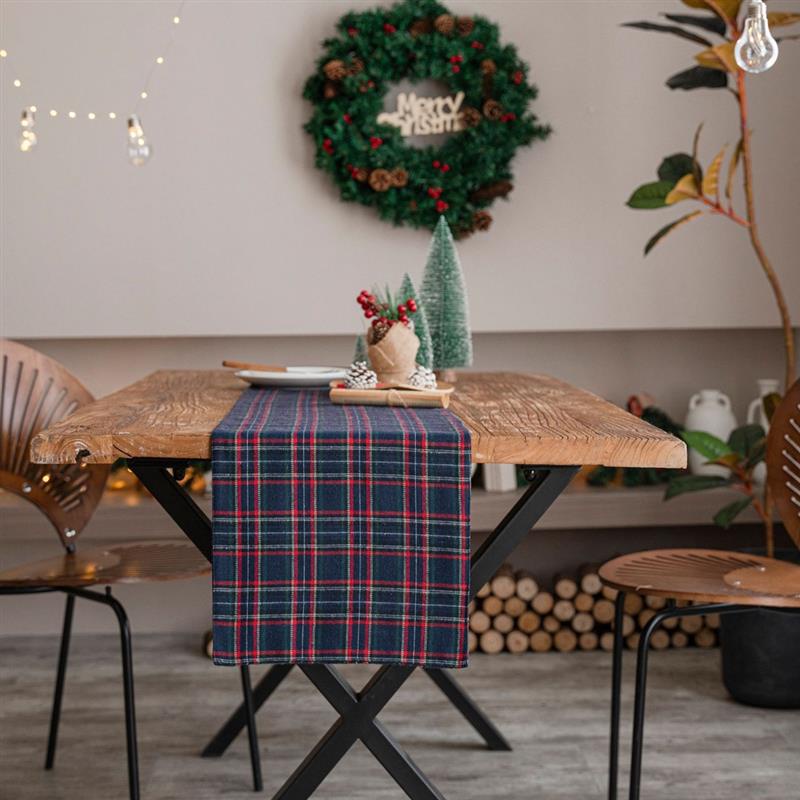 🔥中和門市現貨🔥聖誕桌旗棉麻咖啡桌布聖誕桌布