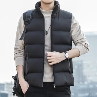 背心 背心外套 鋪棉背心 羽絨背心 絎縫背心 立領背心 背心男 男背心 男裝 外套 外套男 男外套 【w4】