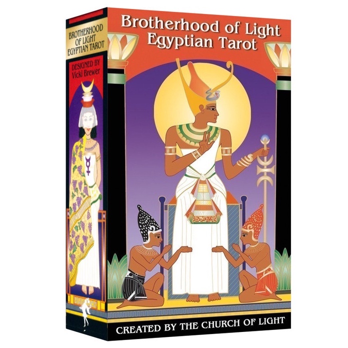 淨光兄弟埃及塔羅,贈中文翻譯｜Brotherhood Of Light Egyptian Tarot【左西】