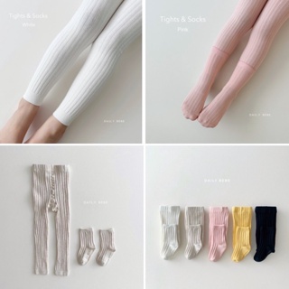 [cream] 現貨💕 韓國 Dailybebe 兒童內搭褲襪組 韓國童裝 童裝代購 兒童褲襪 兒童襪子 童襪