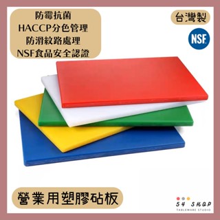 【54SHOP】臺灣製 營業用塑膠砧板 PE砧板 60*40*2cm/60*40*4cm/50*40*2cm HACCP
