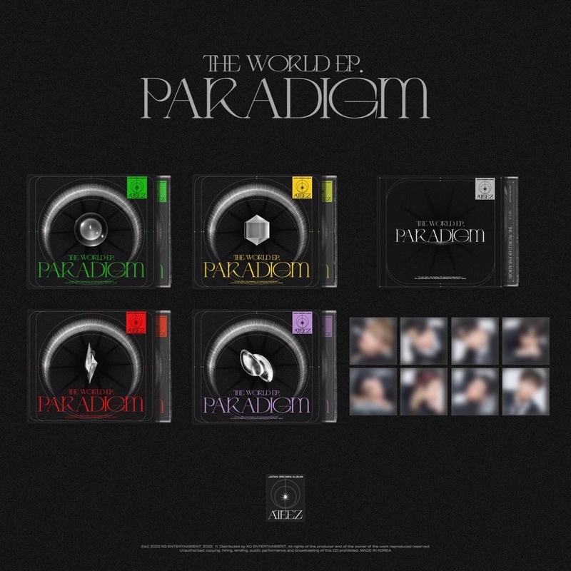 Ateez ateez Japan日版專輯The world ep.paradigm空專