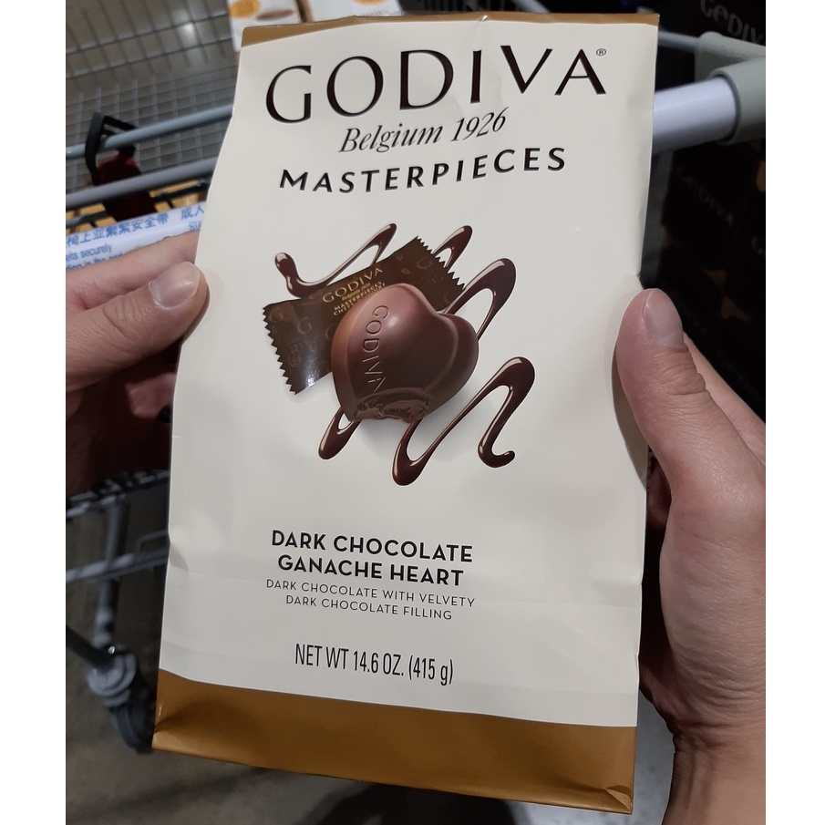 Godiva 歌帝梵 心型黑巧克力 415公克 Costco 好市多 現貨 情人節
