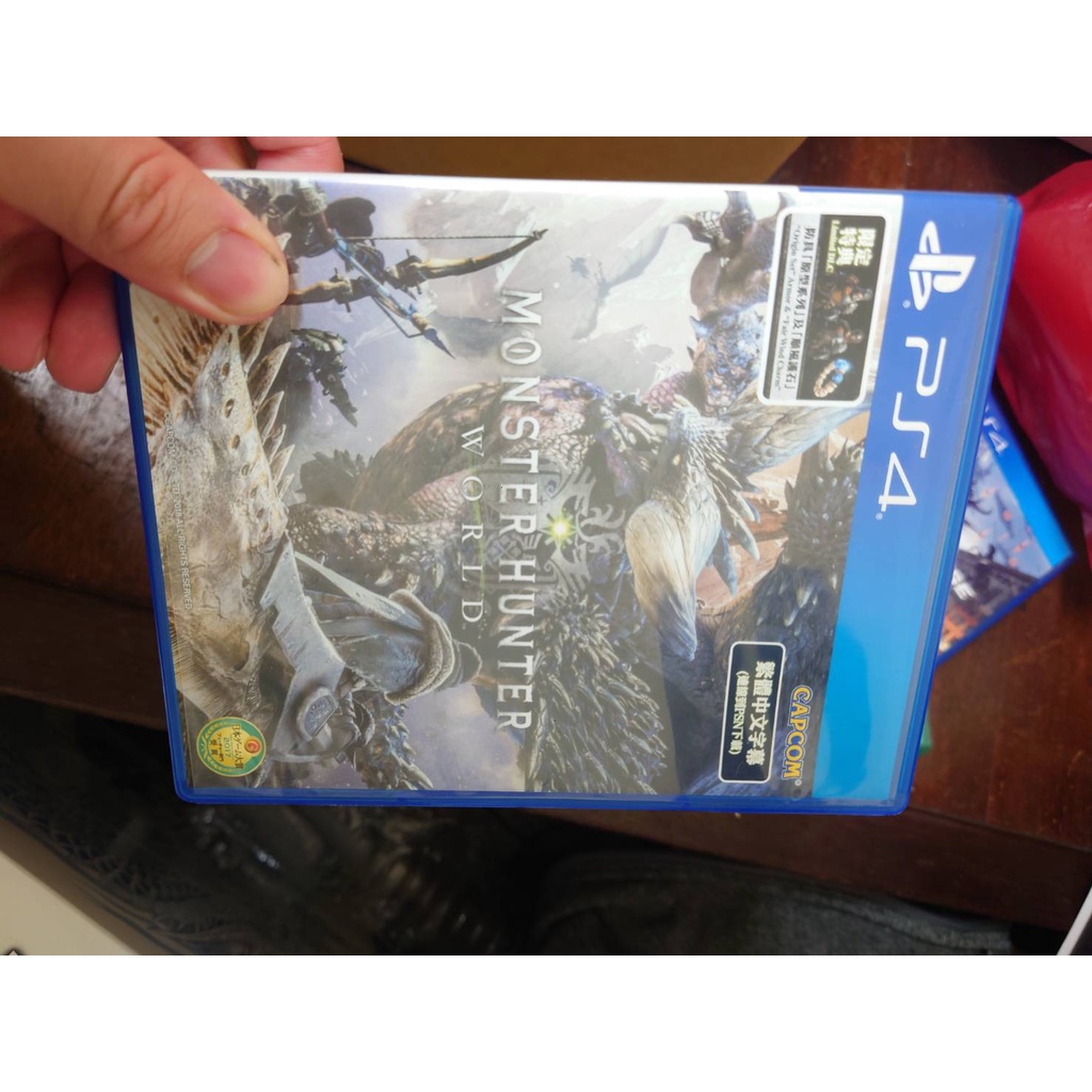 PS4 魔物獵人 世界 中文版 二手片