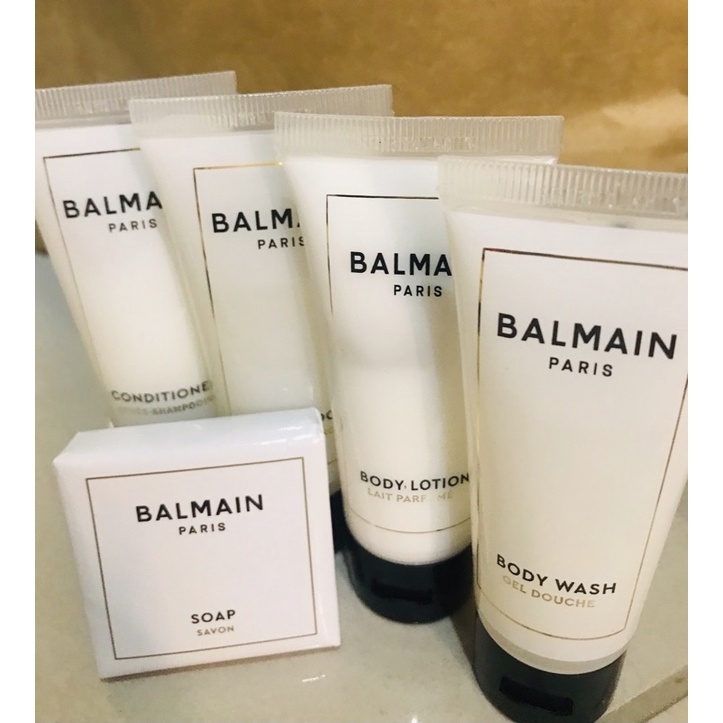 君悅酒店BALMAIN PARIS 沐浴、洗髮、潤髮