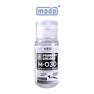 【modo摩多製造所】NEO M-030 M030半光澤透明/30ML/模型漆｜官方賣場