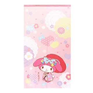 Vintage+。復古家。日本製 三麗鷗 Sanrio。美樂蒂 和服 蕾絲穿桿 門簾(整片/85*150cm/特價)