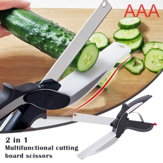 新★Universal 2 in 1 Clever Food Choppers Slicer Cutter With B