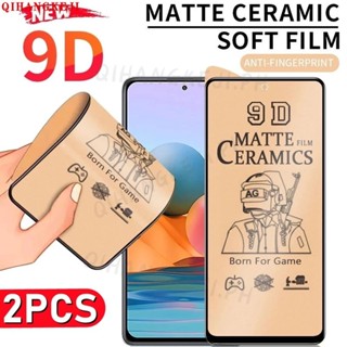 REDMI XIAOMI 2 片陶瓷磨砂鋼化玻璃適用於紅米手機 10 10C 9 9A 9C 9T Note 7 8 9