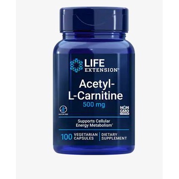 Life Extension Acetyl-L-Carnitine 左旋肉堿 500mg 100顆 代購服務