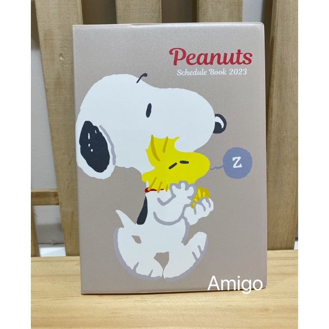 日本製 Peanuts Snoopy 史努比 史奴比 2023 行事曆 B6 薄本 手帳本 手冊 年曆本 日誌本