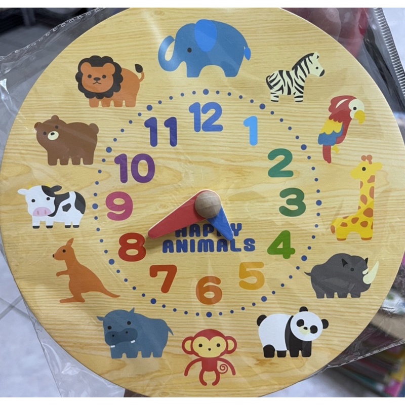 大創 Daiso 知育玩具 時鐘 玩具 教具