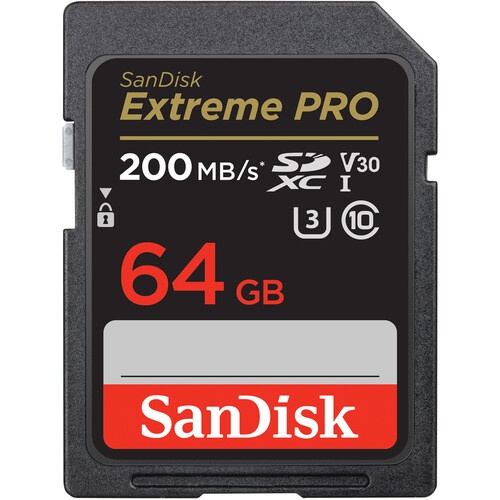 【SanDisk】Extreme PRO SDXC UHS-I V30 U3 64/128GB (公司貨)