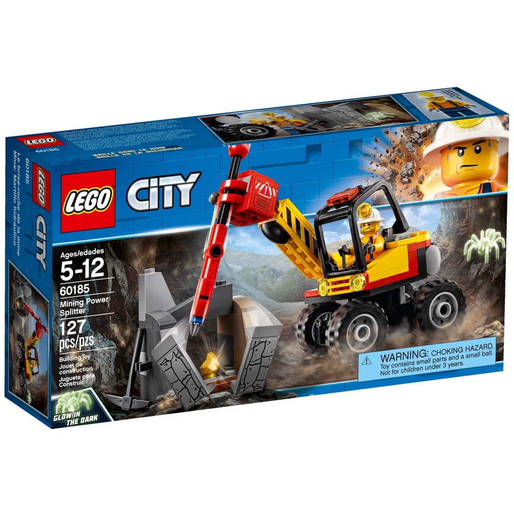 《熊樂家║高雄 樂高 專賣》LEGO  60185 採礦強力鑽地機 City 城市系列
