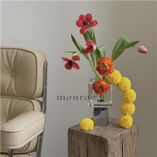 monroe家居鉆石光澤玻璃花瓶器皿現代客廳樣板間辦公桌裝飾品水培