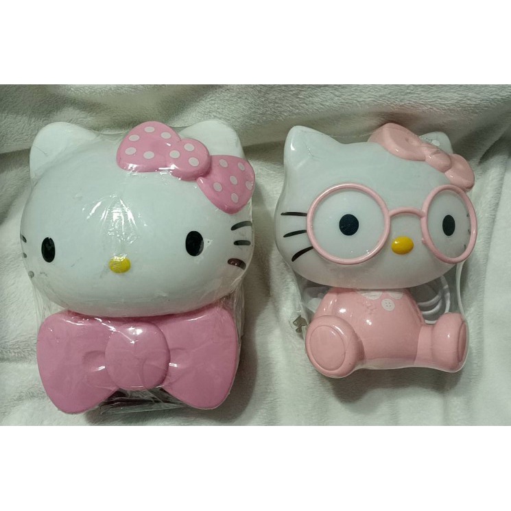 全新 Sanrio 三麗鷗 Hello Kitty 小夜燈 夜燈 小燈 戴眼鏡款 交換禮物 抬燈 粉紅色 出清特賣