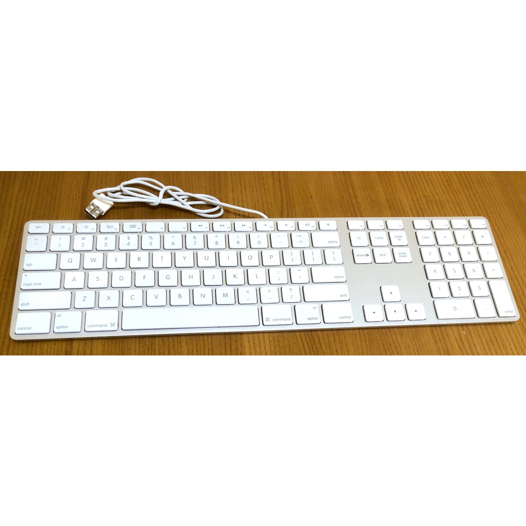 蘋果 APPLE A1243/MB110LLA USB 有線鍵盤 數字小鍵盤 美版
