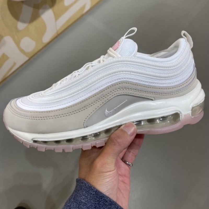 【吉米.tw】NIKE W Air Max 97 女款白粉色 運動 CT1904100 Dec lu