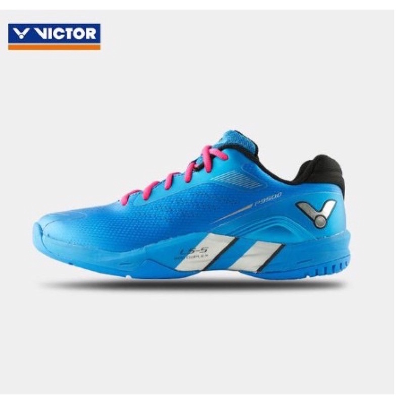 VICTOR勝利 高階款羽球鞋 P9500 藍色 （27公分/US9)
