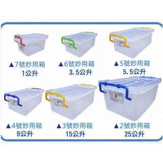 樂點生活&gt;萬用箱 妙用箱 台灣製造 萬用整理箱 收納箱 透明整理箱 整理盒 工具箱 文具箱 玩具箱 1號~3號