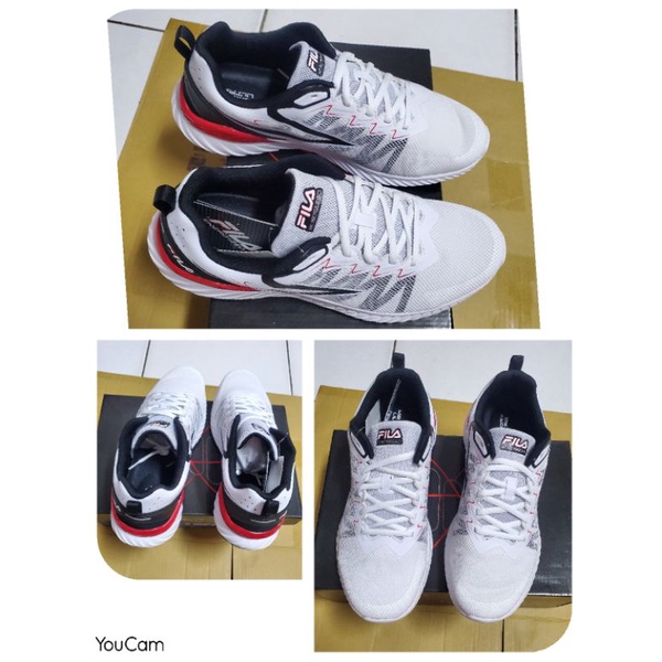 FILA TRAZOROS 4 ENERGIZED男慢跑鞋-白