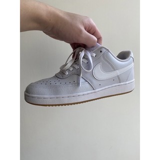 NIKE court vision LO 霧灰焦糖底
