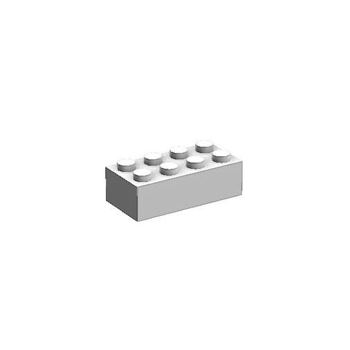 (10入) Brick 3001 基本高磚2x4 白色 兼容樂高基礎磚 高磚/薄磚/散裝積木