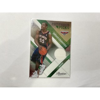 2010-11 JORDAN CRAWFORD JERSEY ROOKIE PRESTIGE 球衣卡