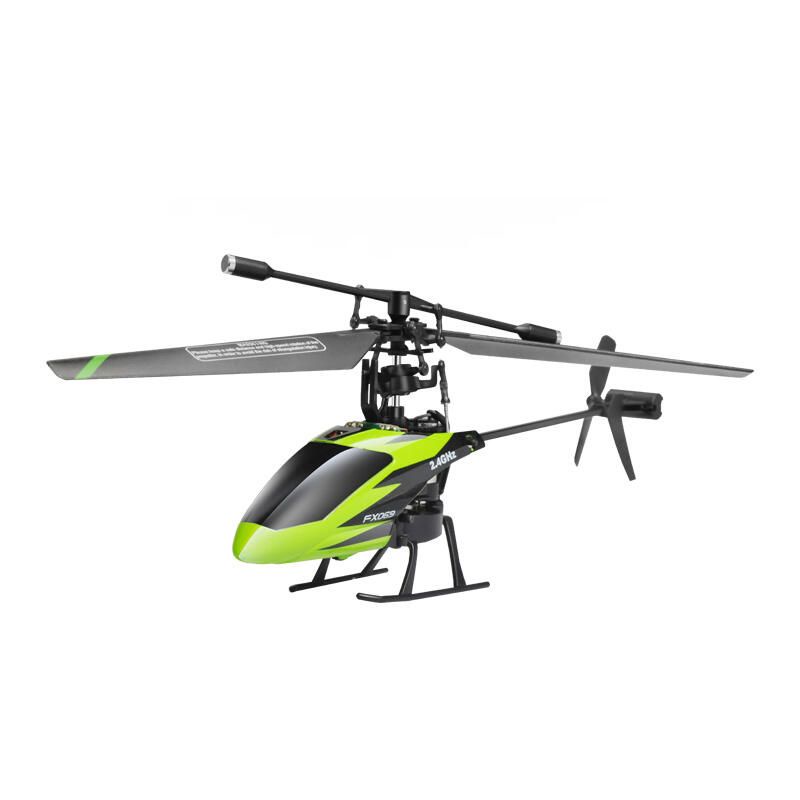 飛輪 069 迷你 專業 單槳 直升機 充電 耐摔 遙控 飛機