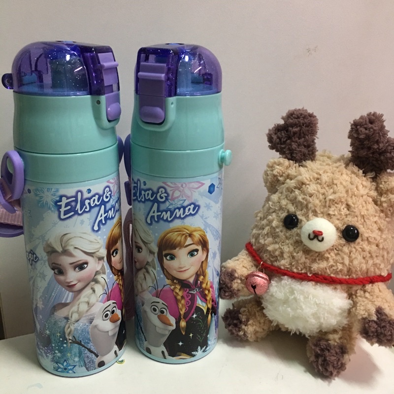 香港迪士尼 冰雪奇緣 艾莎 安娜 雪寶 保溫瓶