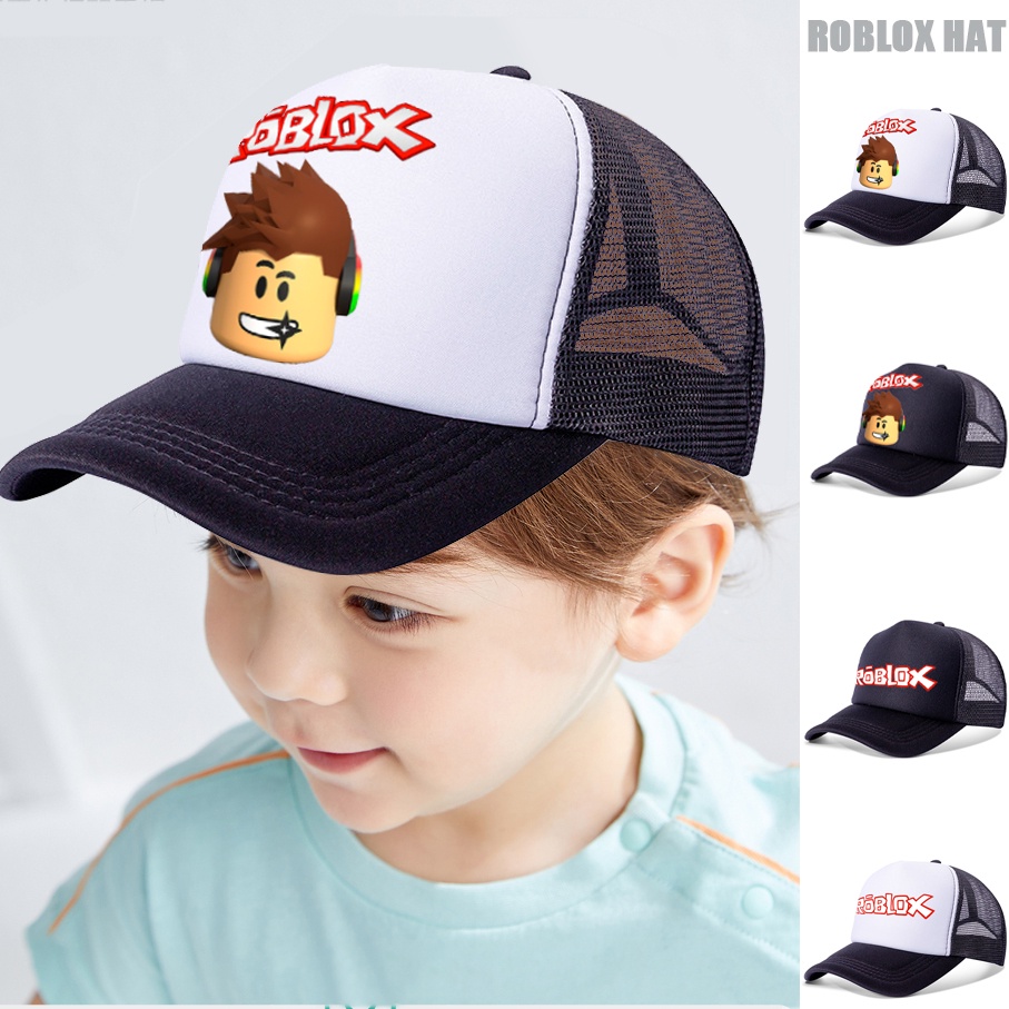 Best Roblox 時尚帽子棒球帽可愛兒童帽子遮陽帽高品質可調節 Roblox 兒童棒球帽
