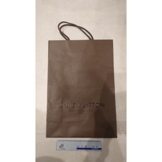 【保存良好品牌紙袋】路易威登 Louis Vuitton LV 咖啡色紙袋