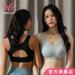 YURUBRA 共感韻律內衣 M-Q罩 無痕 涼感 居家 運動 台灣製 0712灰
