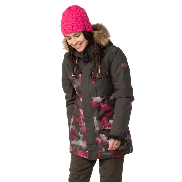 PROTEST 女 機能防水保暖長版外套 (沉靜色) LONGA EXTRA LONG SNOWJACKET