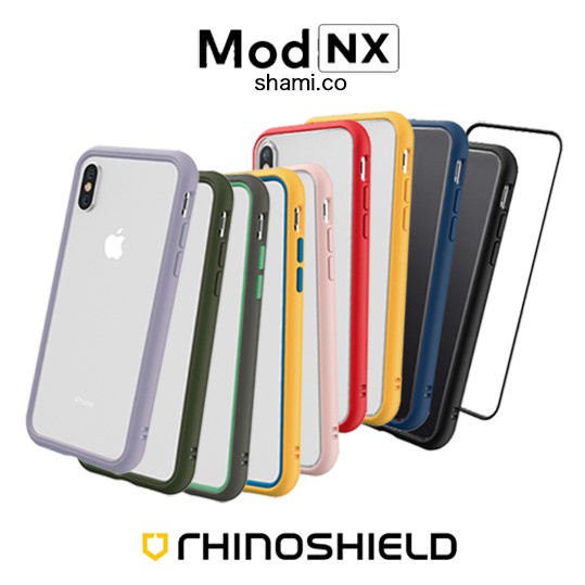 犀牛頓Mod NX防摔邊框背蓋兩用手機殼 13系列/14系列(送滿版玻璃貼)