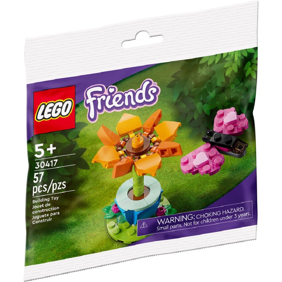 【宅媽科學玩具】LEGO 30417 庭園花卉與蝴蝶 polybag