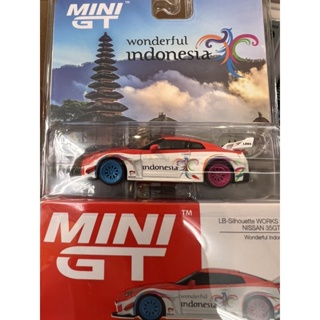 =天星王號嗎=MINI GT 印尼觀光局限定 #384 Nissan GT-R LBWK 35GT-RR 1/64