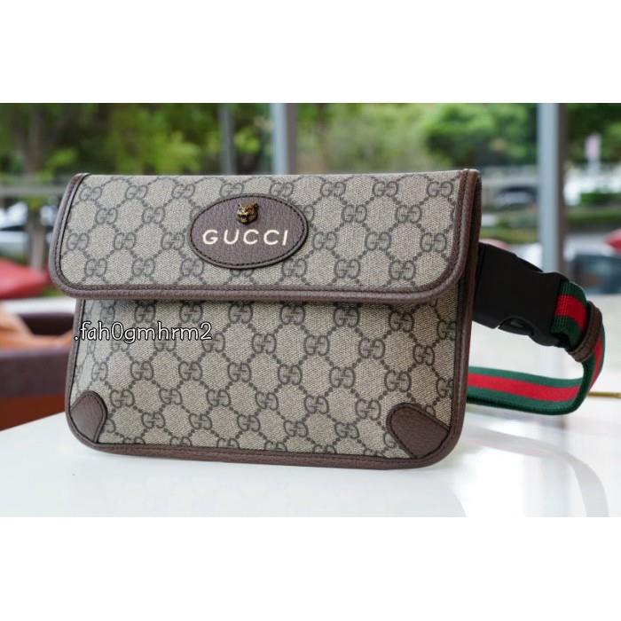 Image of Gucci 493930 GG Supreme belt bag 虎頭腰包 免運 #2