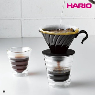 【HARIO】官方 日本製 V60 金屬不鏽鋼濾杯 (1~4人份) 霧黑/紅銅/白金 VDM-02 可拆卸式底座 濾杯