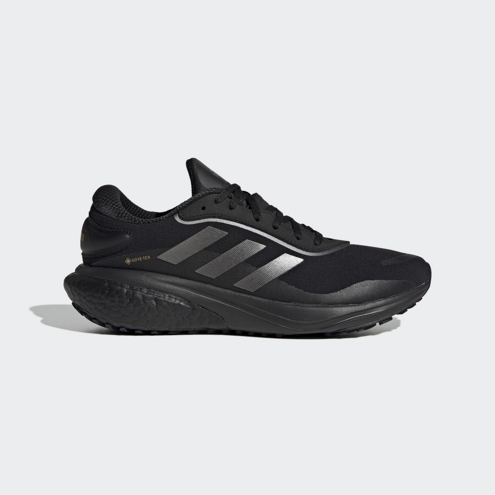 ADIDAS 防水慢跑鞋 運動鞋 SUPERNOVA GORE-TEX U 男鞋 女鞋 中性款 HP3387 黑