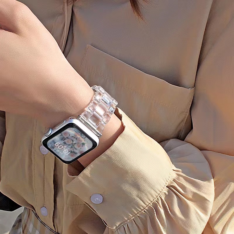 紅米Redmi Watch 3 4代 冰川透明錶帶 Redmi 3 active 透明三株 紅米手錶2 lite 腕帶