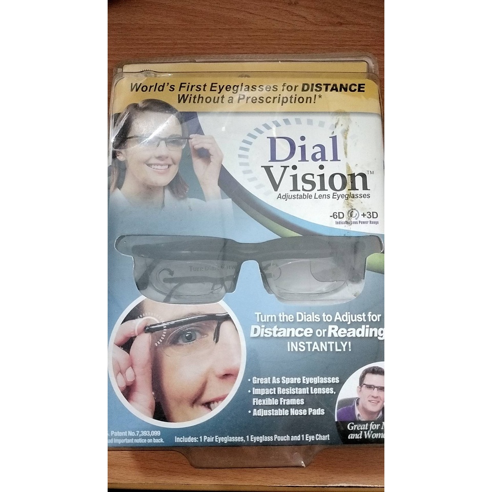 3D眼鏡 Dial Vision adjustable lens eyeglasses -6D +3D