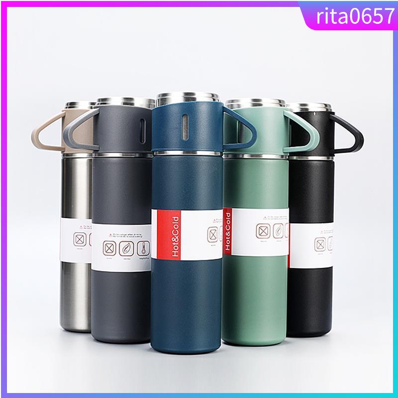 500ML Vacuum Flask Set Insulated Tumbler Hot and Cold Drinkw