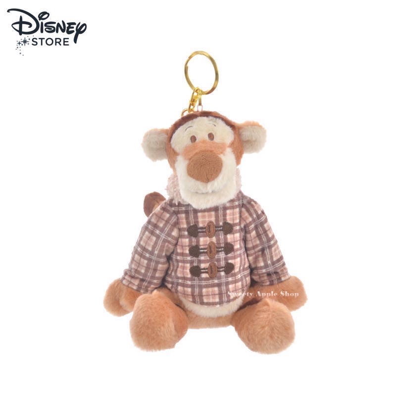 迪士尼【SAS 日本限定】Disney Store限定 小熊維尼家族 跳跳虎 White Pooh 鑰匙圈吊飾玩偶娃娃