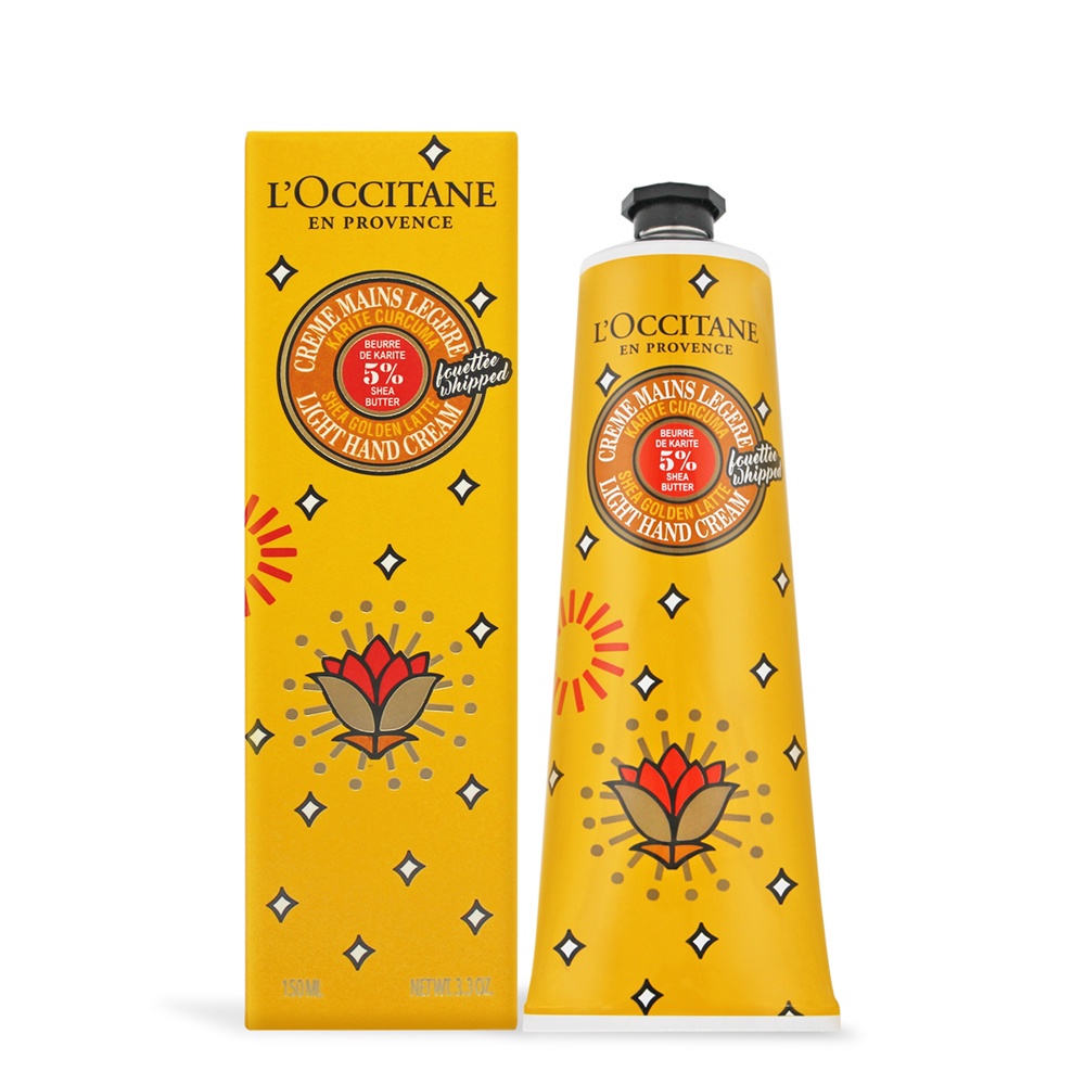 L'OCCITANE歐舒丹繽紛乳油木金黃拿鐵舒芙護手霜/ 150ml/ 公司貨　eslite誠品