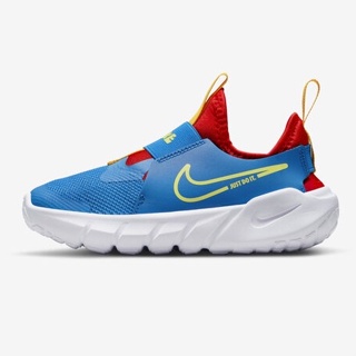 NIKE Flex Runner 2 童鞋 中童 慢跑 休閒 無鞋帶 藍 DJ6040-402 【S.E運動】