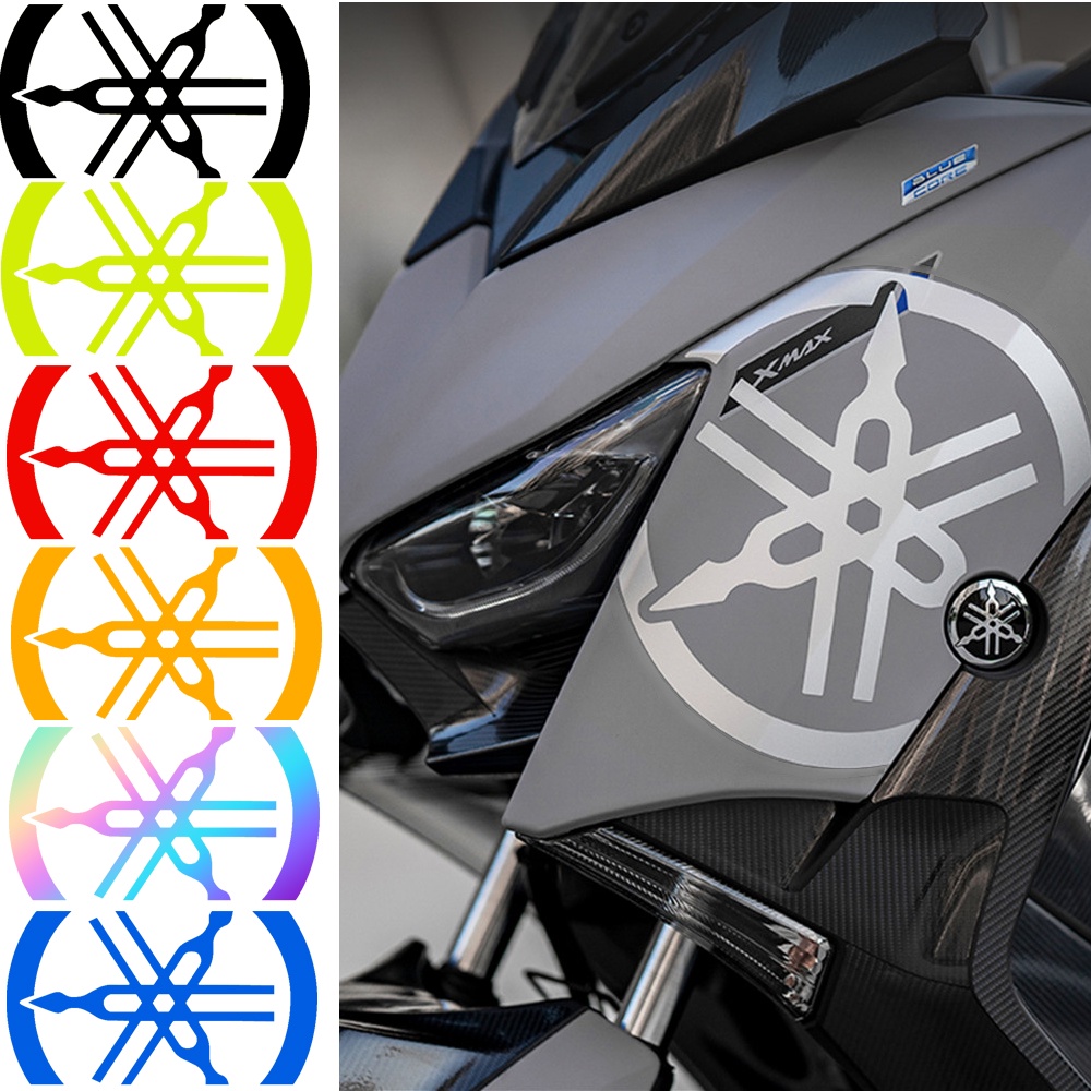 2 件/批 DIY山葉YAMAHA NMAX ABS125CC ABS150CC適用於摩托車賽車越野車機車原廠反光貼紙